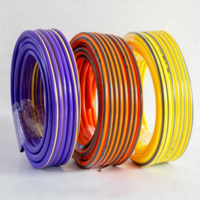 2019 hotsale farverig farverig fleksibel fiberflettet forstærket plast-PVC-have-slange