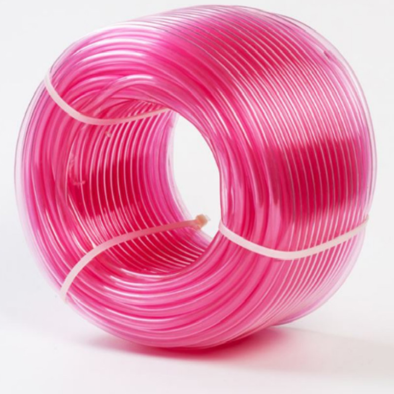 Farverig fleksibel, blød plastikslange PVC klar slange til flydende vand